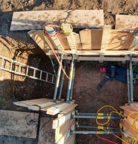 IRRTC Trench rescue course realistic training